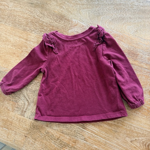 Cat & Jack Ruffle Eyelet Tee - Picture 3 of 3
